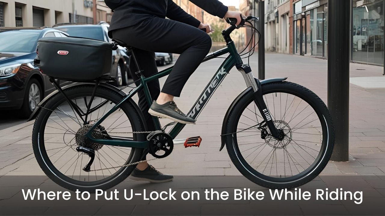 Where to Put U-Lock on the Bike While Riding