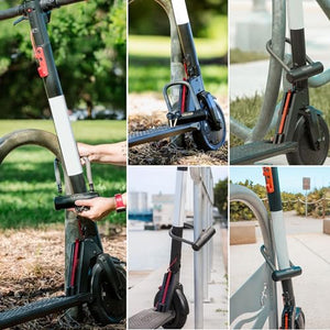 Via Velo Heavy-Duty Mini Bike U Lock - 20CrMnTi Steel Anti-Theft Lock with Keys and Sold Secure Gold Approval for Scooter Electric Folding Bikes Electric Scooters