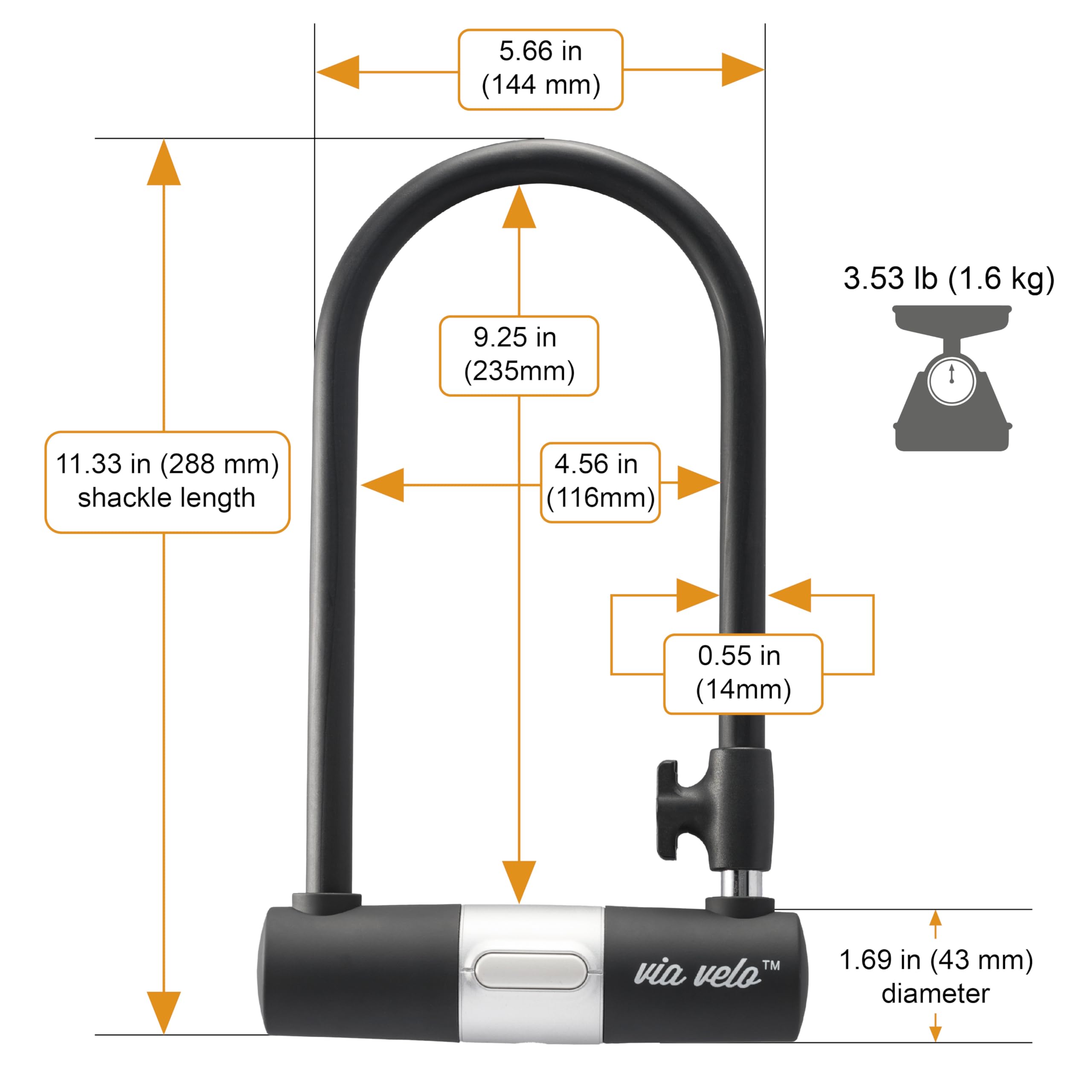 BIKE LOCK STD 862