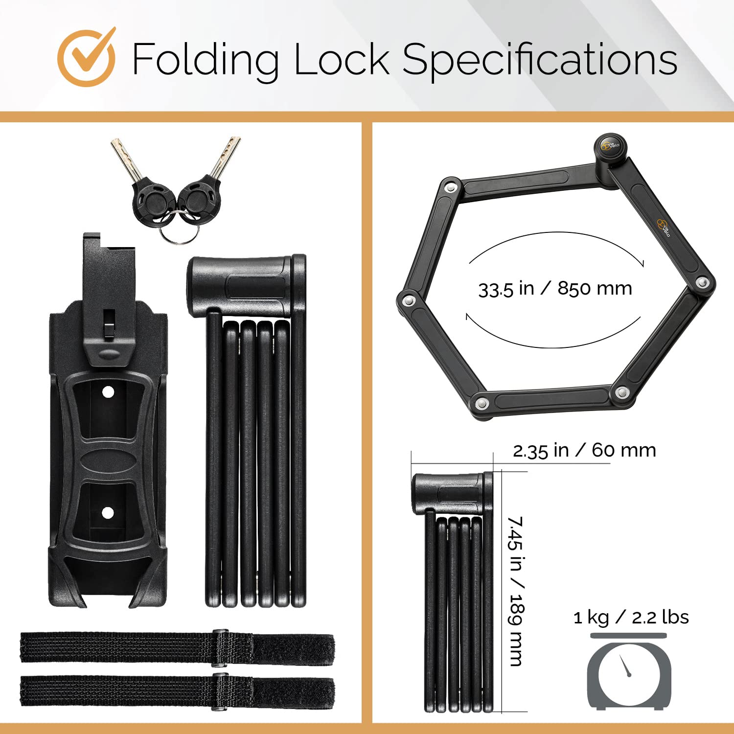 FOLDING LOCK SET 599