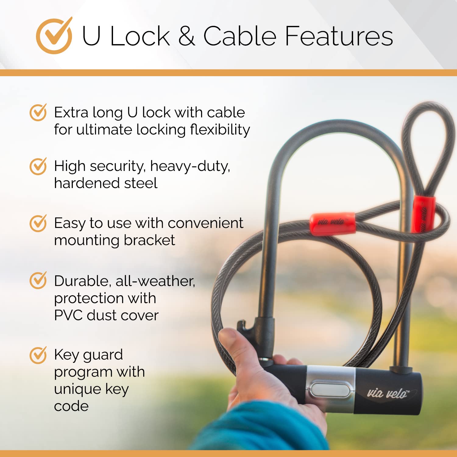 BIKE LOCK SET 499