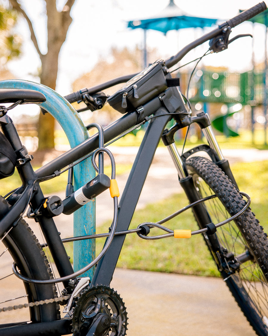 Heavy Duty Bike U Lock With Cable | Ultimate Bicycle Security